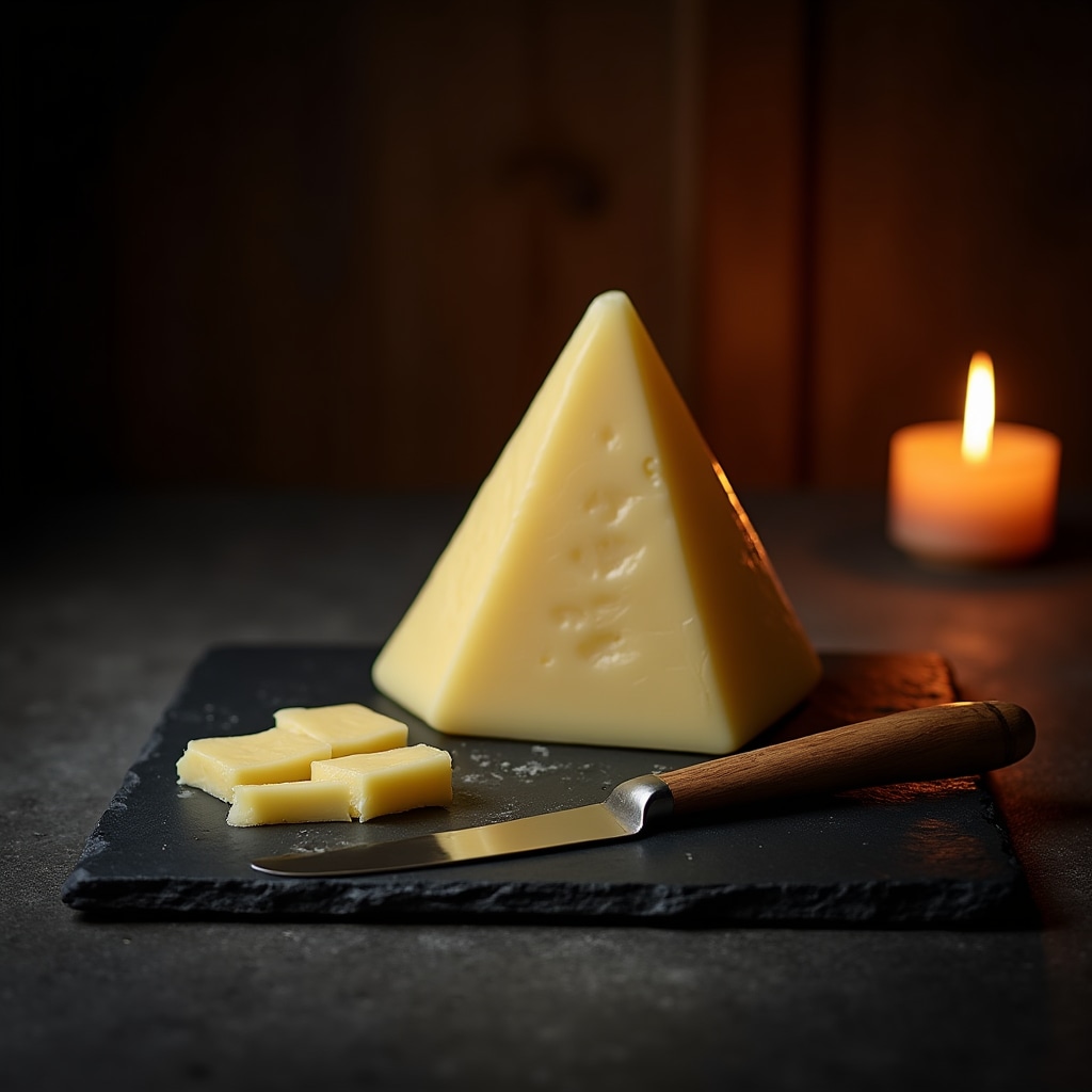 Queso gallego tipo Tetilla artesanal con forma característica